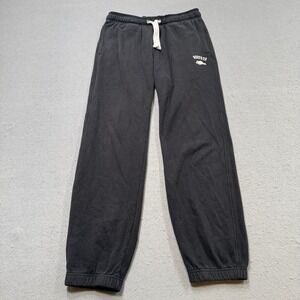 Roots 73 Athletics Sweatpants Men's Small Black Fleece Lined Athletic Sportswear